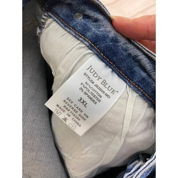 NWT Judy Blue Women's Darling Mid Rise Plus Size Skort - 3XL - Picture 12 of 15